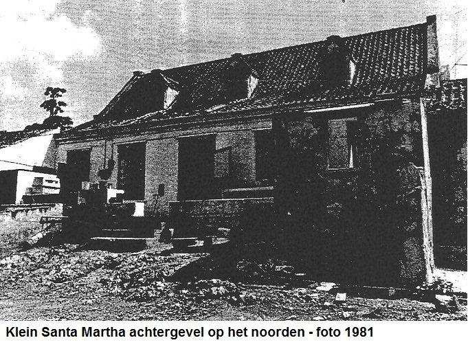 33. Klein Santa Martha achtergevel op het noorden 1981